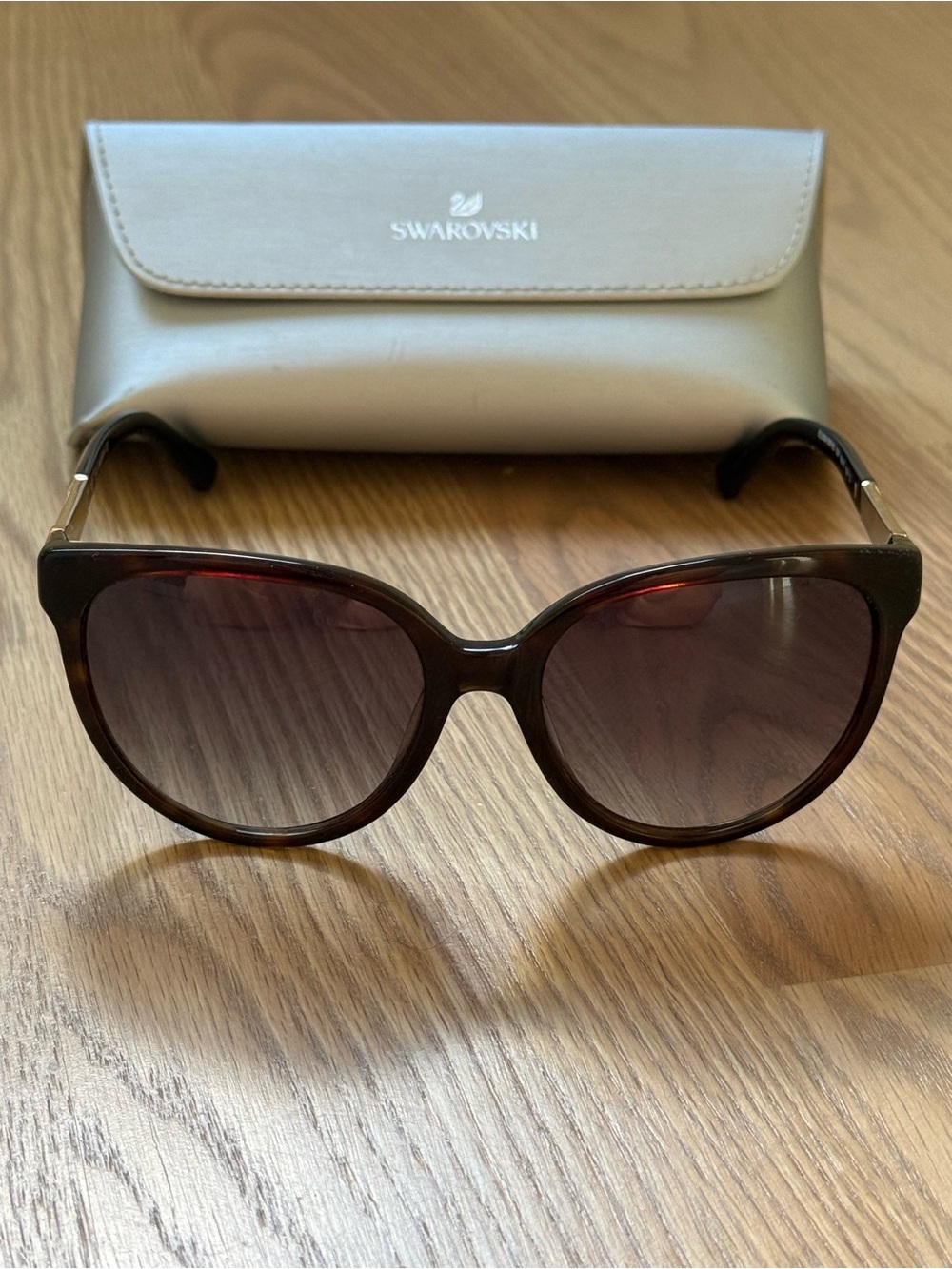 Swarovski Brown Women's Sunglasses New